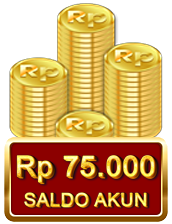SALDO AKUN Rp 75.000