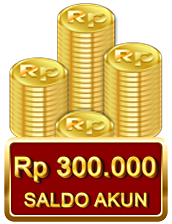 SALDO AKUN Rp 300.000
